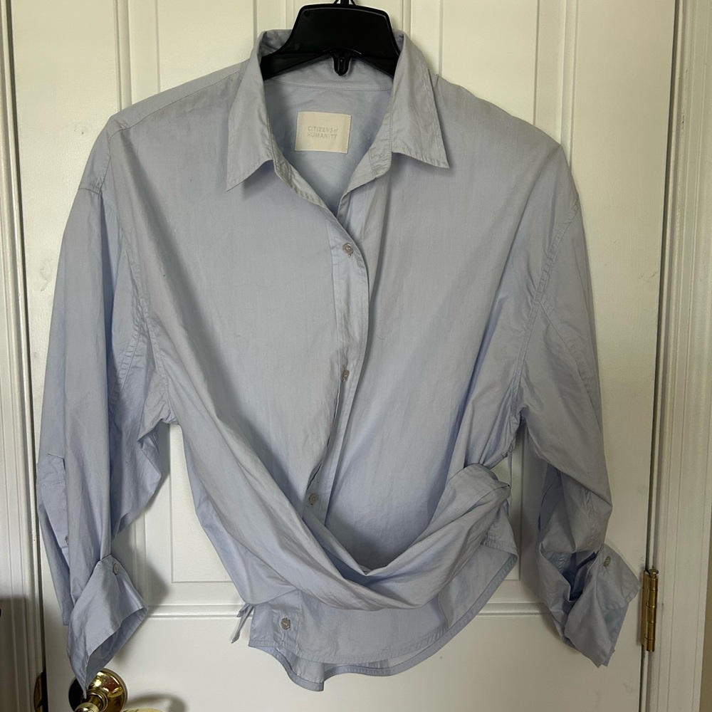 Citizens Of Humanity Sky Blue Shirt